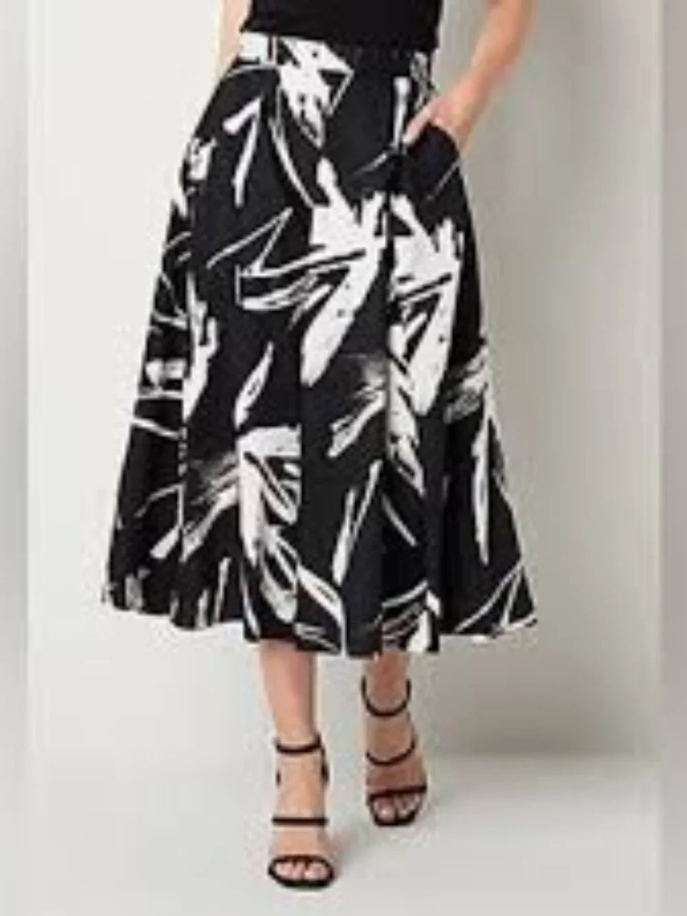 NWOT Worthington Midi Skirt SZ 18P 100% Cotton